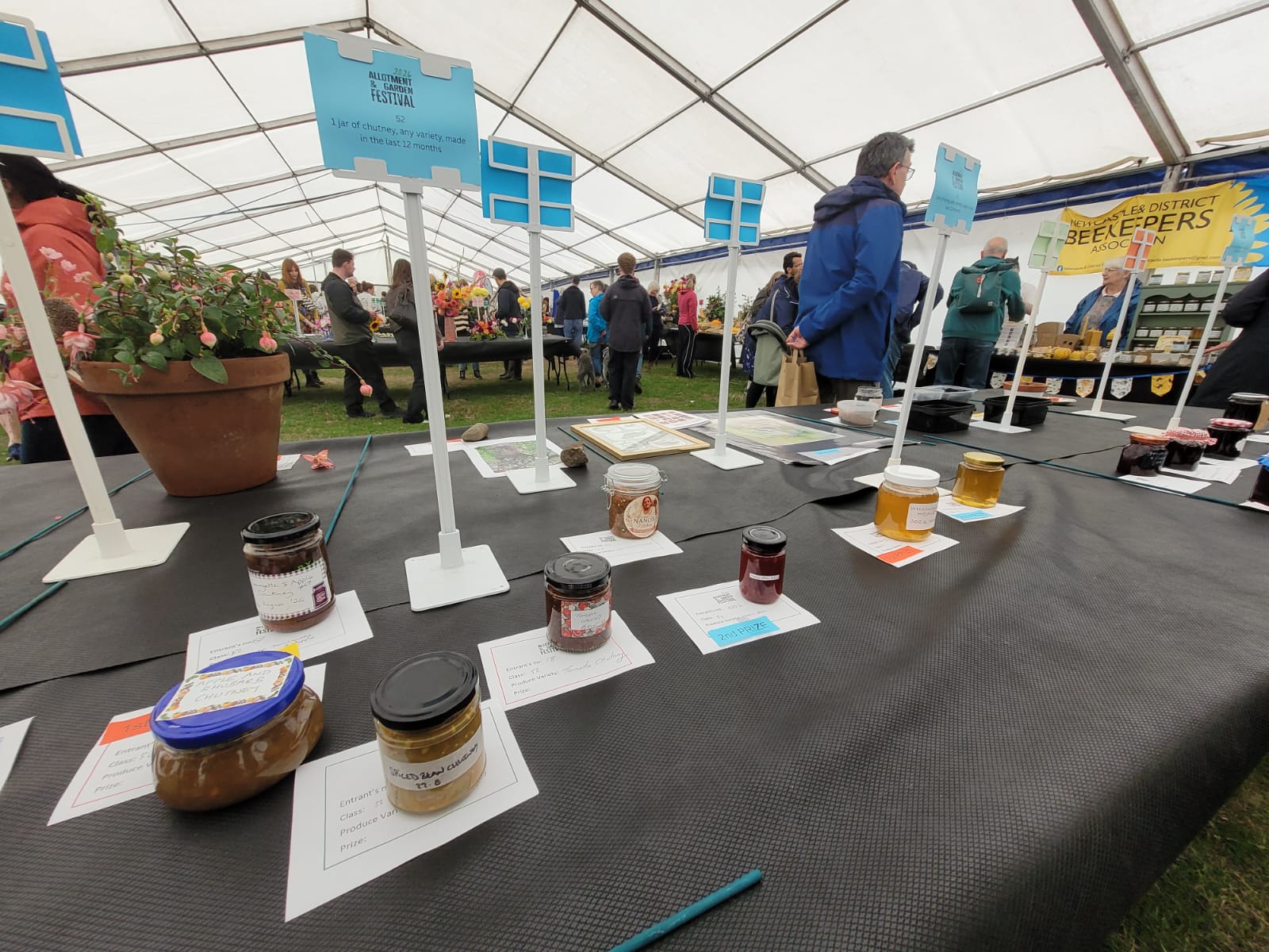 Entries for chutney category, allotment show 2026