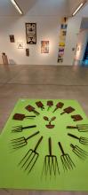 Exhibit inspired by gardening